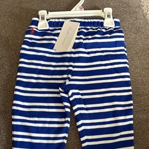 Ralph Lauren Blue and White Striped Kids Bottoms